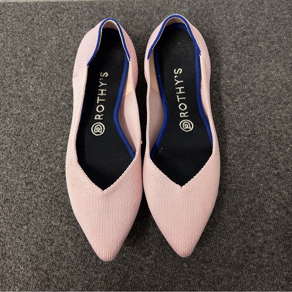 Rothy’s The Point Womens Flats Pink Size 8.5W - Picture 4 of 9